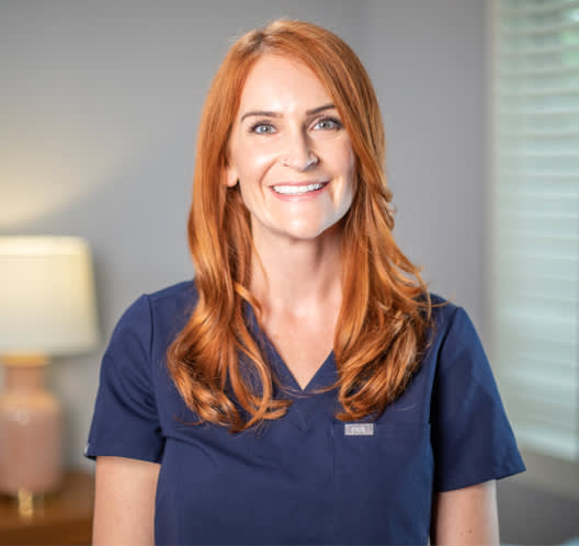 Portrait of Anne, the practice manager